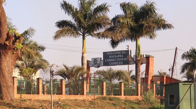 FILE - The Matsapha Correctional Complex in Matsapha, near Mbabane, Eswatini, July 17, 2025. (AP Photo, File)