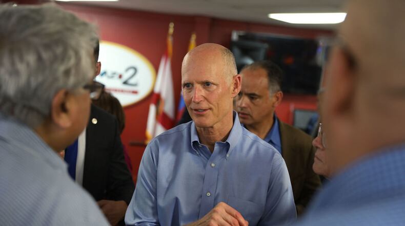 Florida Gov. Rick Scott announced he would run for the U.S. Senate and will challenge incumbent Democrat Bill Nelson.