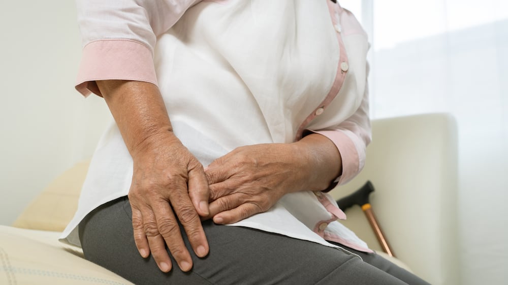 Recent research suggests that hip pain could be connected to your mental and emotion health.  (Pornchai Soda/Dreamstime/TNS)