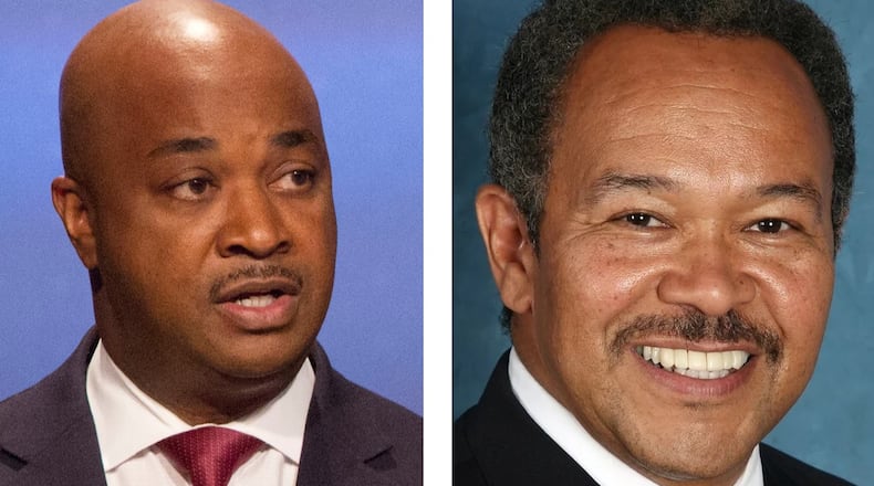 Kwanza Hall, a former Atlanta City councilman, and Robert Franklin, former president of Morehouse College, advanced to the Dec. 1 runoff in the race to finish the term of U.S. Rep. John Lewis in Georgia's 5th Congressional District.