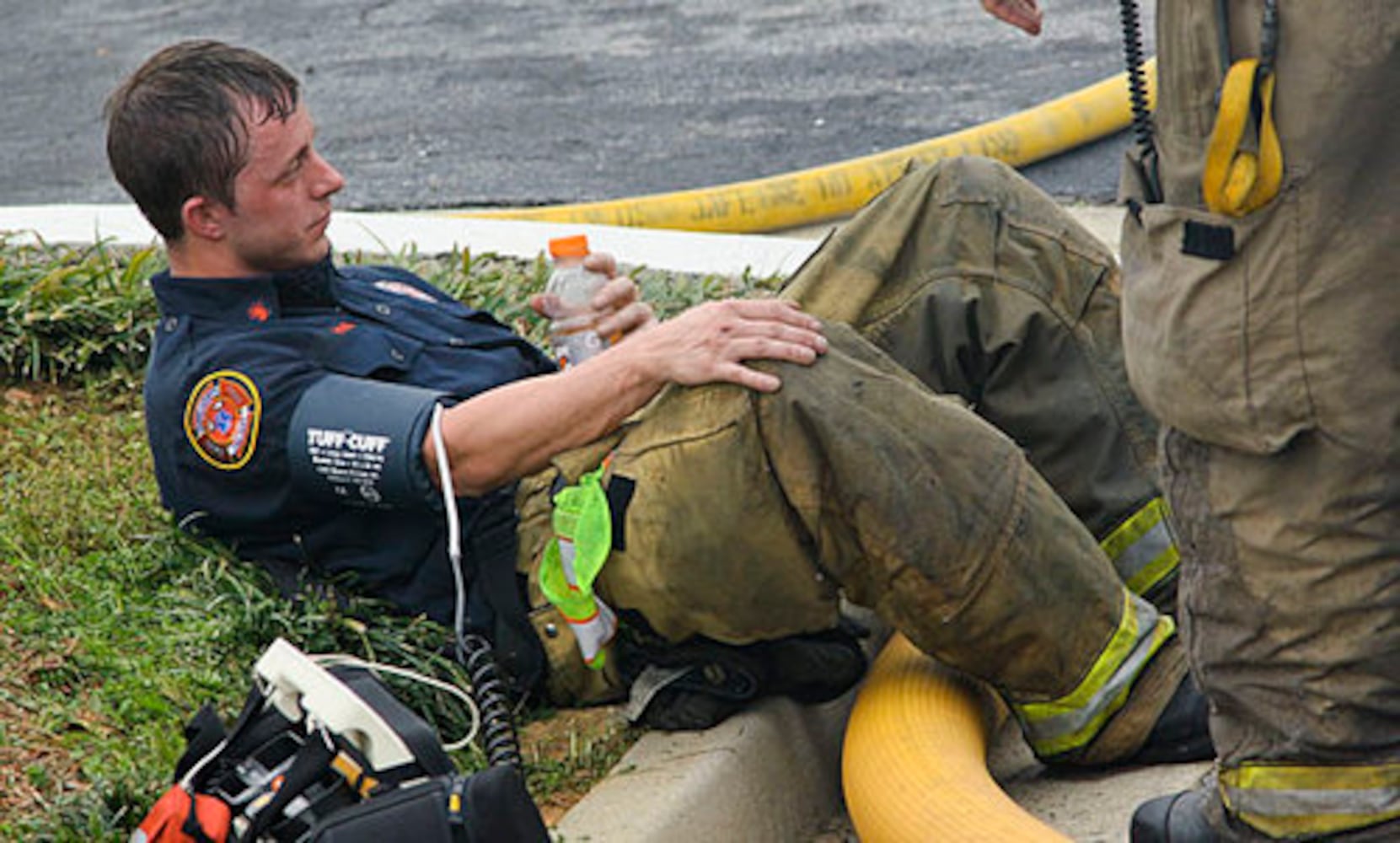 Storage facility burns