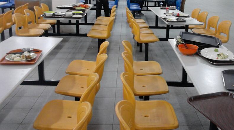 A Texas elementary school principal handed out breakfast to students when the cafeteria was short-staffed (not pictured). (Micah Sittig via Flickr (CC BY 2.0))