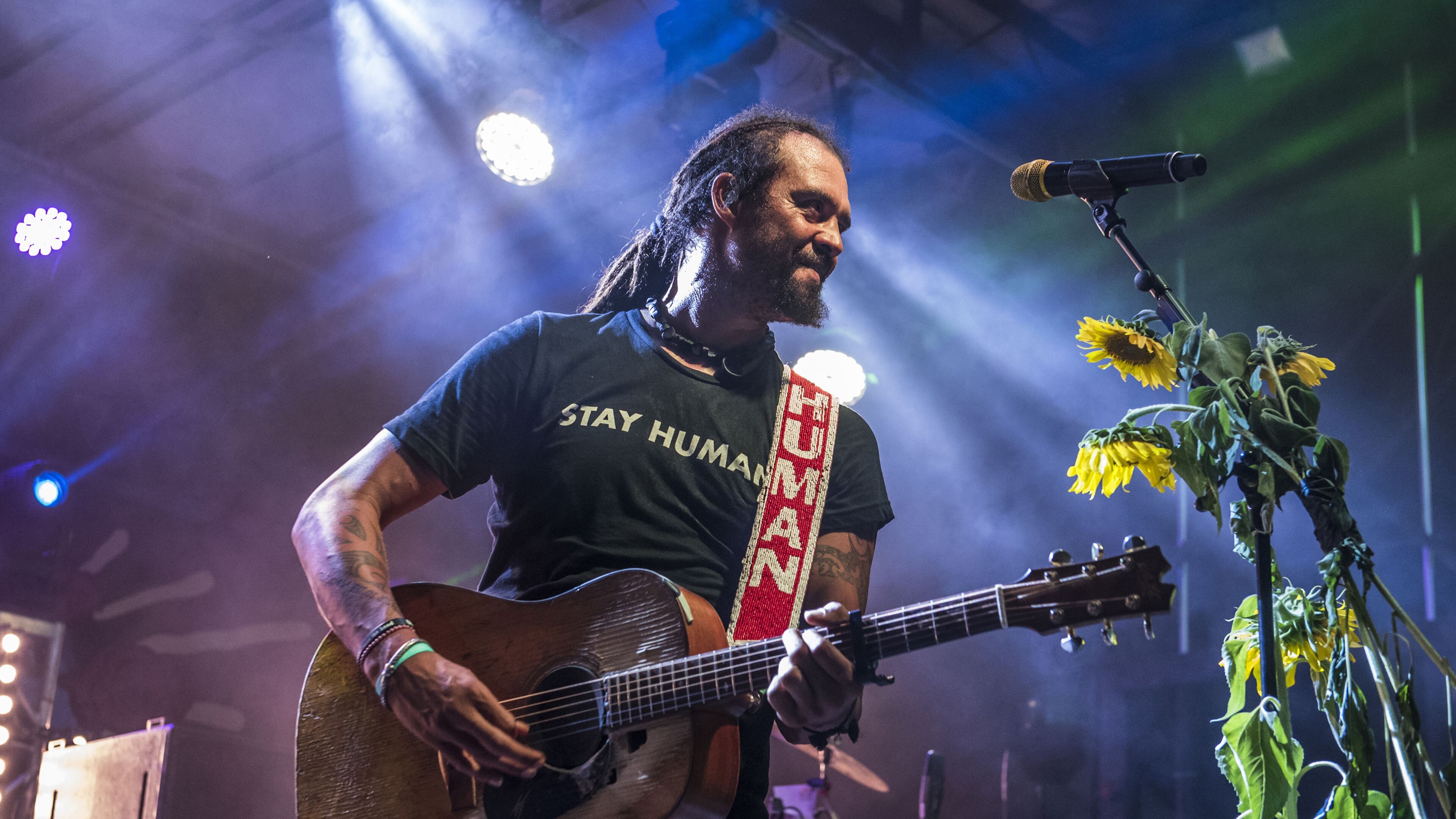 Touring behind a new album, "Welcome to the Family," Michael Franti & Spearhead will perform May 13 at the Eastern. (David Simchock/Zuma Press/TNS)