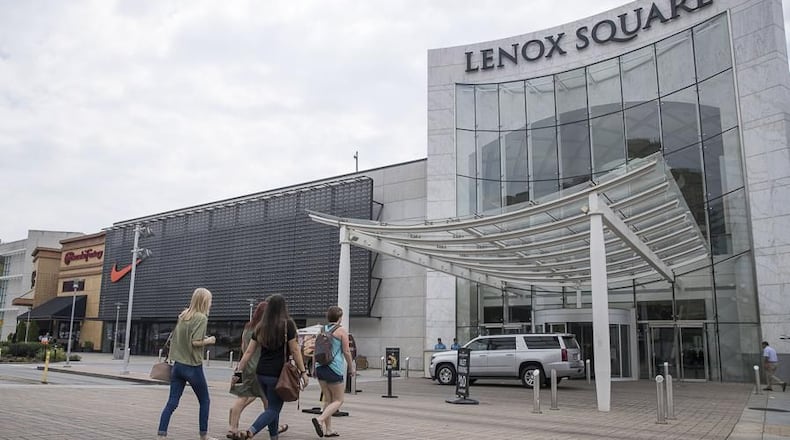 FILE: Main entrance of Lenox Square in Buckhead (Alyssa Pointer/alyssa.pointer@ajc.com)