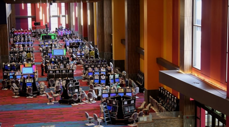 The casino floor at Harrah's Cherokee Valley River. Melissa Ruggieri/AJC
