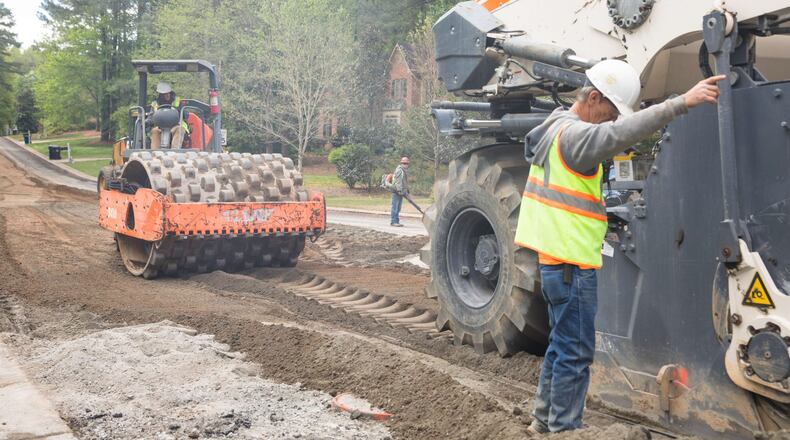 Duluth will use 2020 LMIG and 2017 SPLOST monies to fund full depth reclamation of a number of city streets. (Courtesy Atlanta Paving and Concrete Construction)