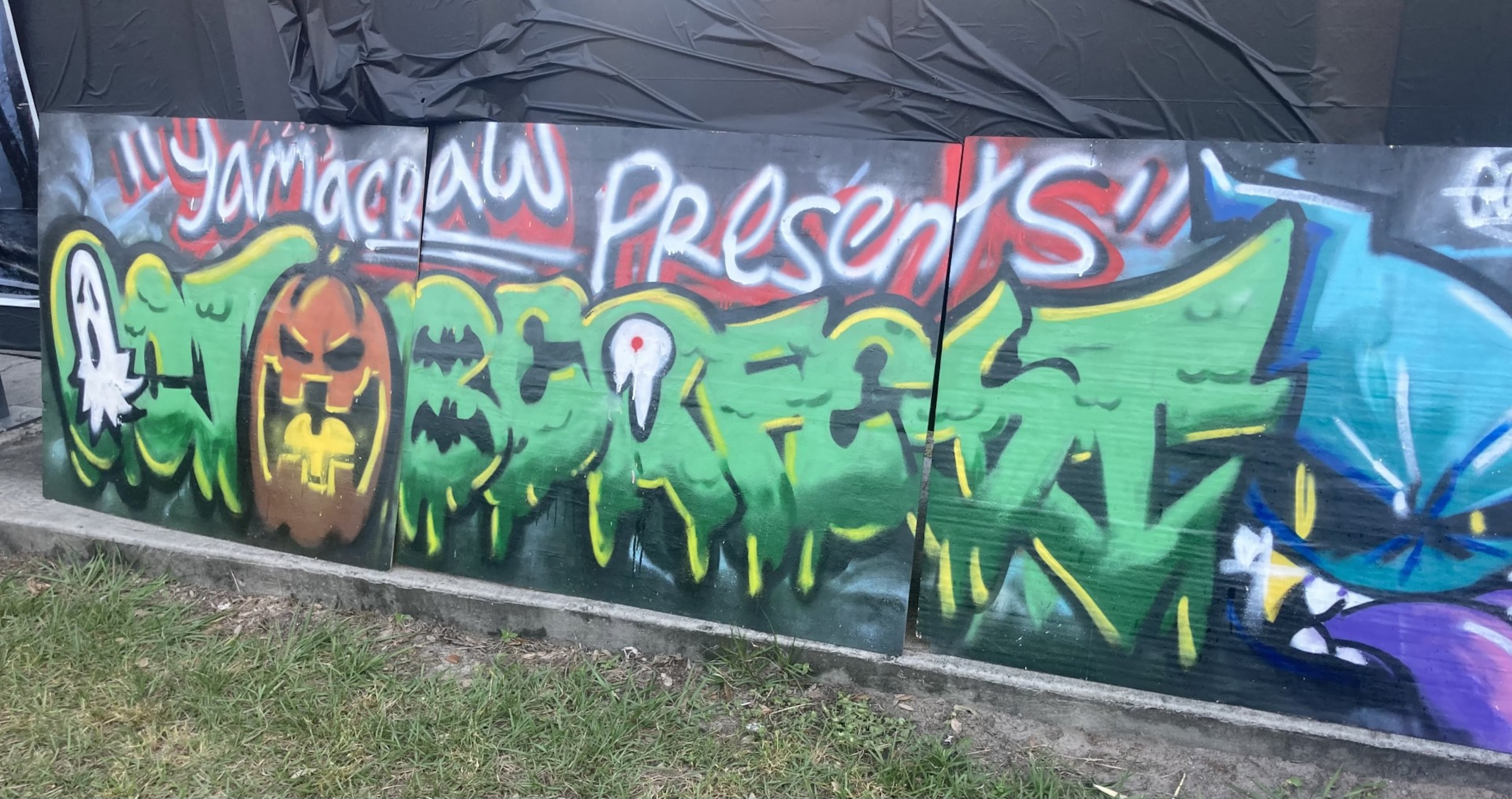 The Yamacraw Residents' Council hosted a trick-or-treat party dubbed "Octoberfest" for neighborhood children on Oct. 31, 2025. (Adam Van Brimmer/AJC)