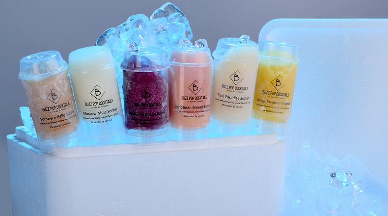 Buzz Pops are a frozen alcoholic drink that come in a push-up package. An eight-pack sells for $99 online.