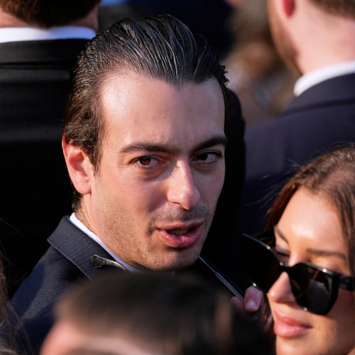 FILE - Paul Ingrassia, arrives before Trump speaks during a summer soiree on the South Lawn of the White House, June 4, 2025, in Washington. (AP Photo/Alex Brandon, File)