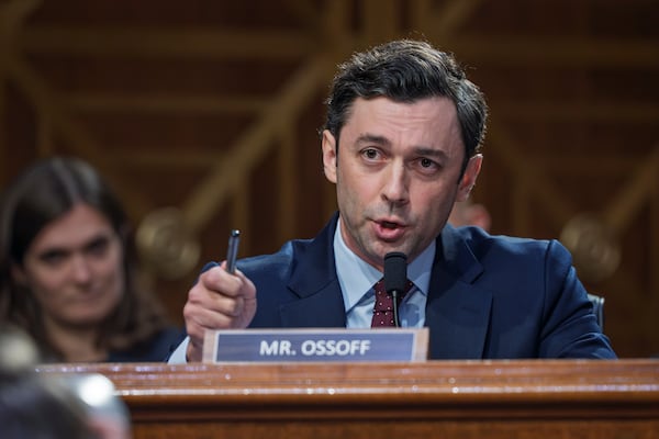 U.S. Sen. Jon Ossoff, seen here at the U.S. Capitol last week. (J. Scott Applewhite/AP)