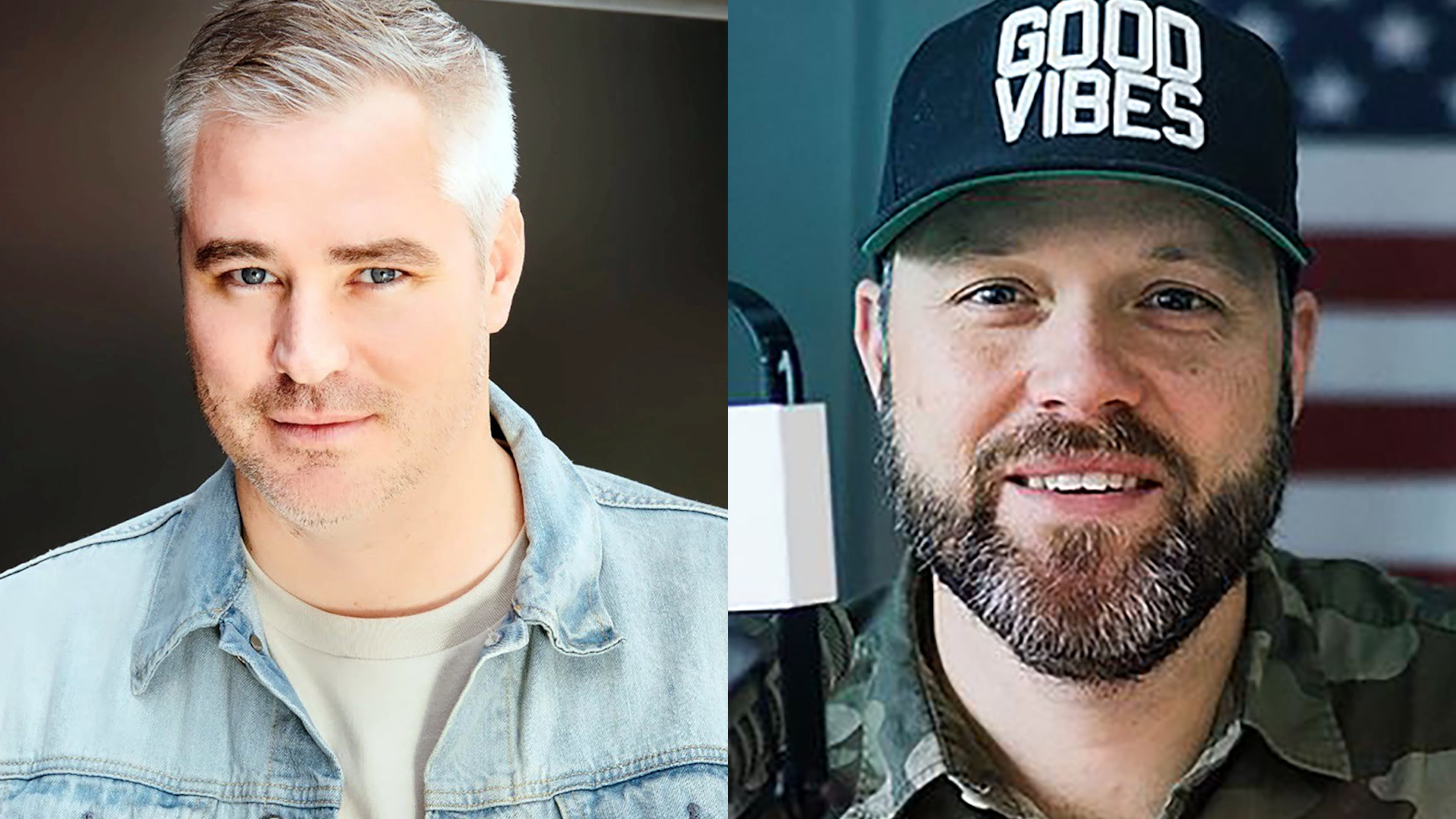 Jeremy "Otis" Maher (right), who lost his job last month at 94.9/The Bull and Power 105.3, and Brian Moote, who picked up an afternoon slot at Star 94, were morning show hosts at The Bull from 2022 to 2024. (Courtesy)
