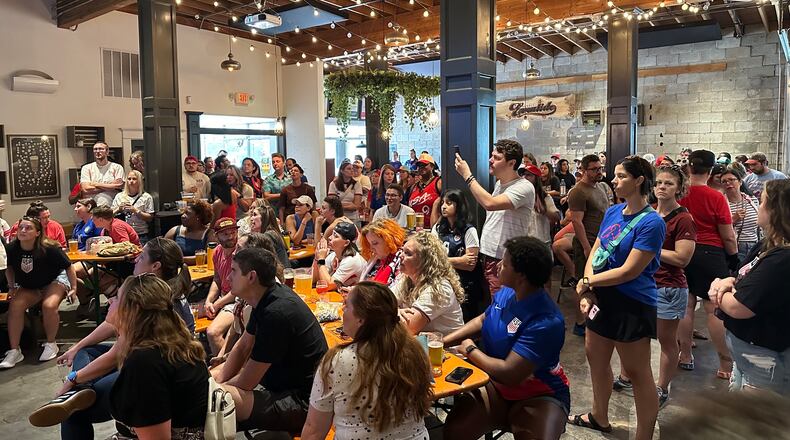 Chelsea Fishman's Jolene Jolene pop-ups filled bars and breweries with women's sports fans. Now, she will open the sports bar in a permanent space in Kirkwood. (Courtesy of Chelsea Fishman)