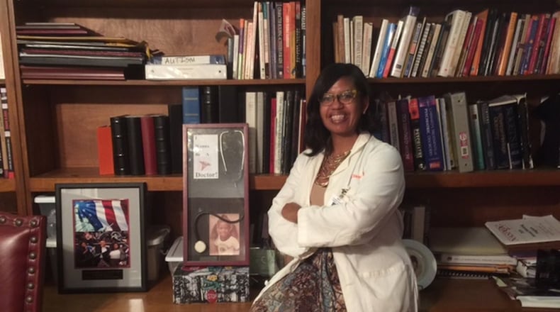 Dr. Sherri Simpson Broadwater, a contract psychiatrist in East Point, knows what it’s like to be told she doesn’t “look like a doctor.” CONTRIBUTED