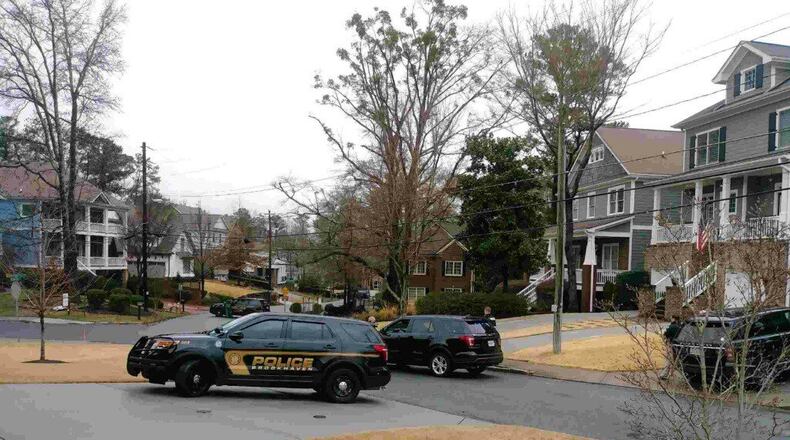 A Brookhaven police cruiser.