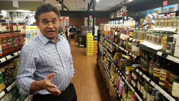 Paul Nair runs Savi Provisions, a chain of gourmet and organic grocery stores in metro Atlanta. (AJC 2017)