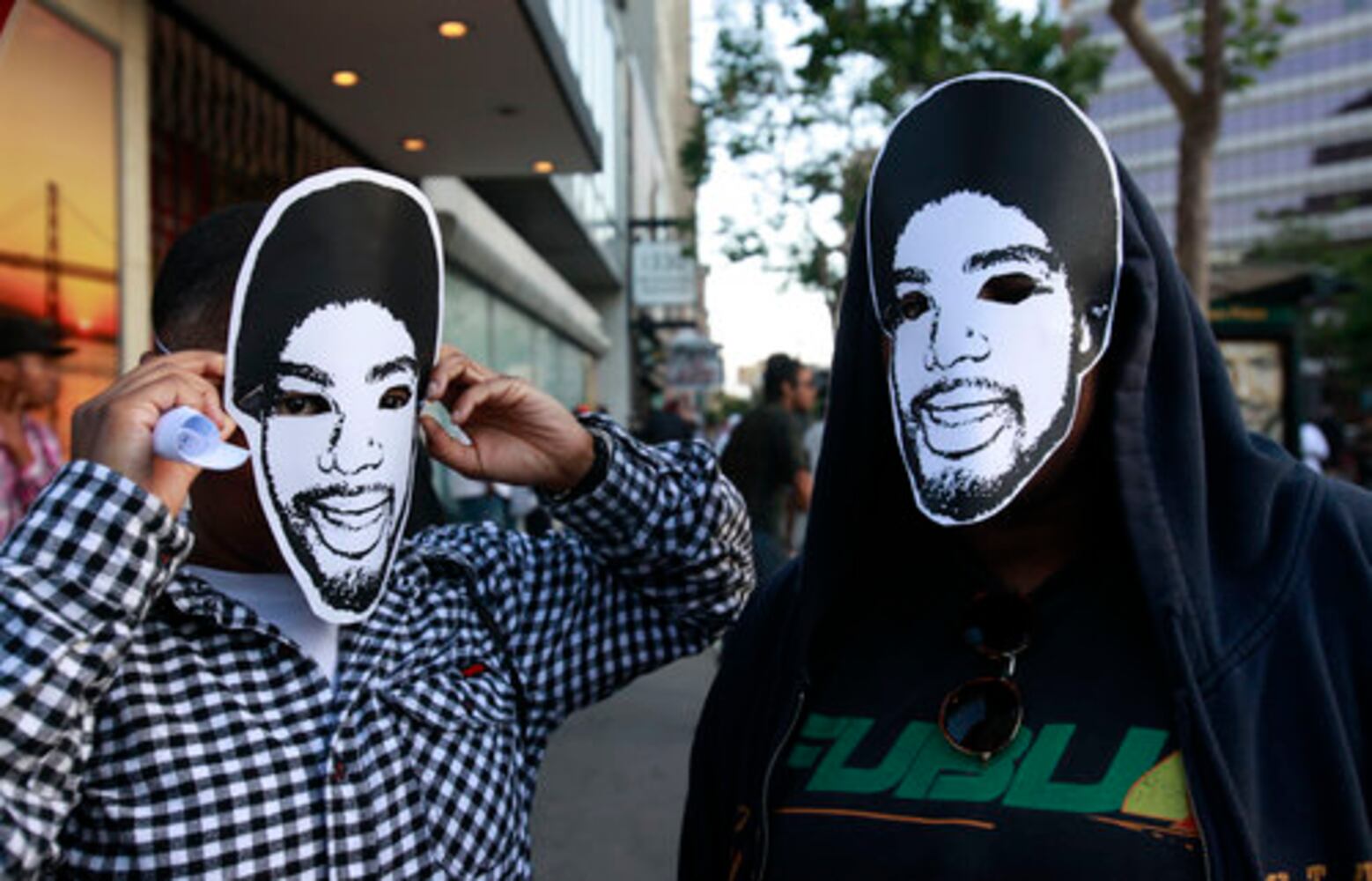 Reaction to BART verdict in Oakland