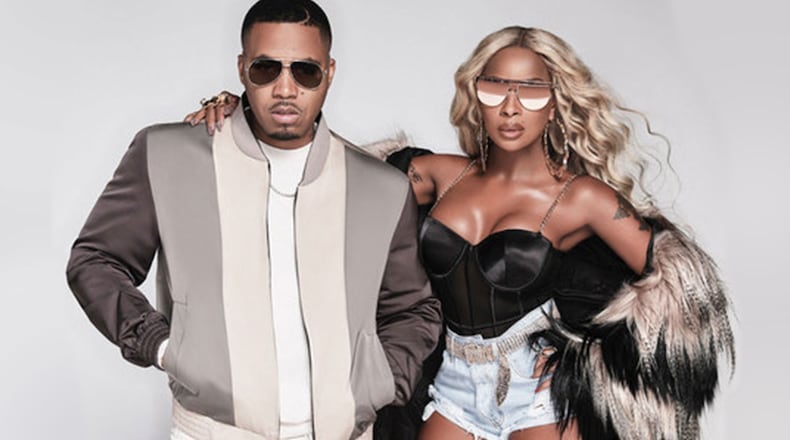 Nas and Mary J. Blige are teaming for a summer tour that just moved venues in Atlanta.