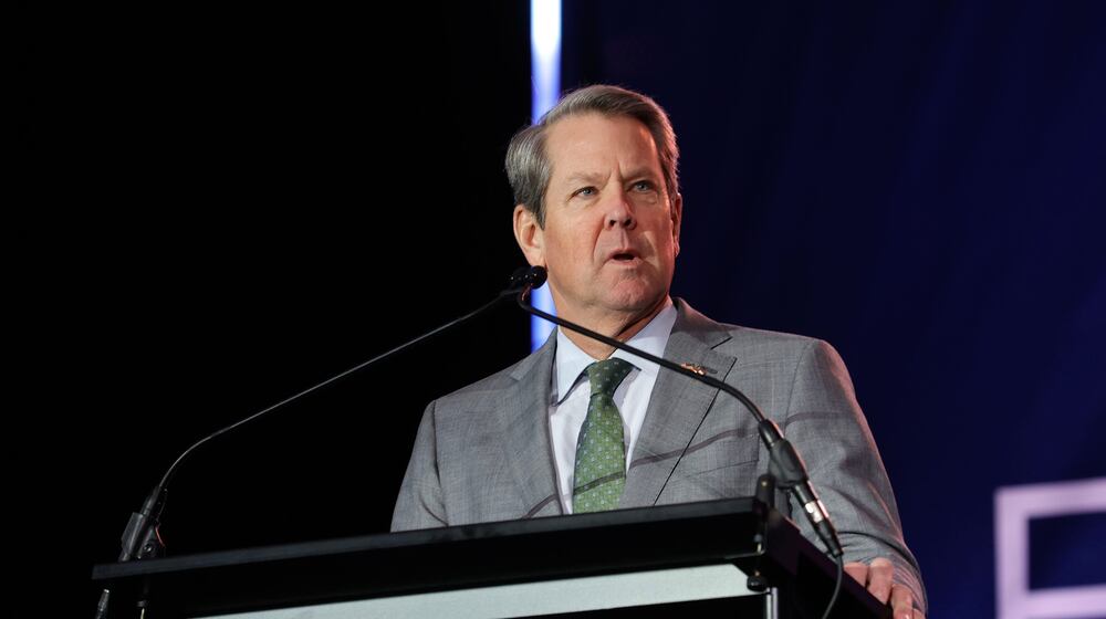 Gov. Briank Kemp told Georiga lawmakers Tuesday that state relief for victims of Hurricane Helene will be his top priority in the upcoming legislative session. (File photo by Natrice Miller/The Atlanta Journal-Constitution/TNS)