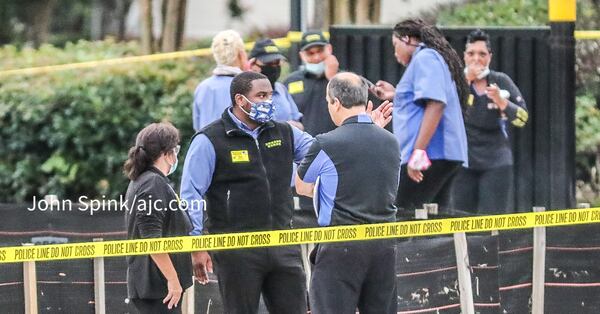 Aside from the injured woman found in the parking lot, no one involved in the dispute remained on scene to speak with police.