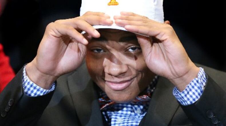 Chances are good that Nigel Warrior, a four-star recruit from Peachtree Ridge, will end up being a good player for the Vols. (Curtis Compton/ccompton@ajc.com)