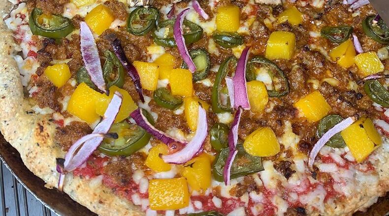 Pizza from Plant-Based Pizzeria.