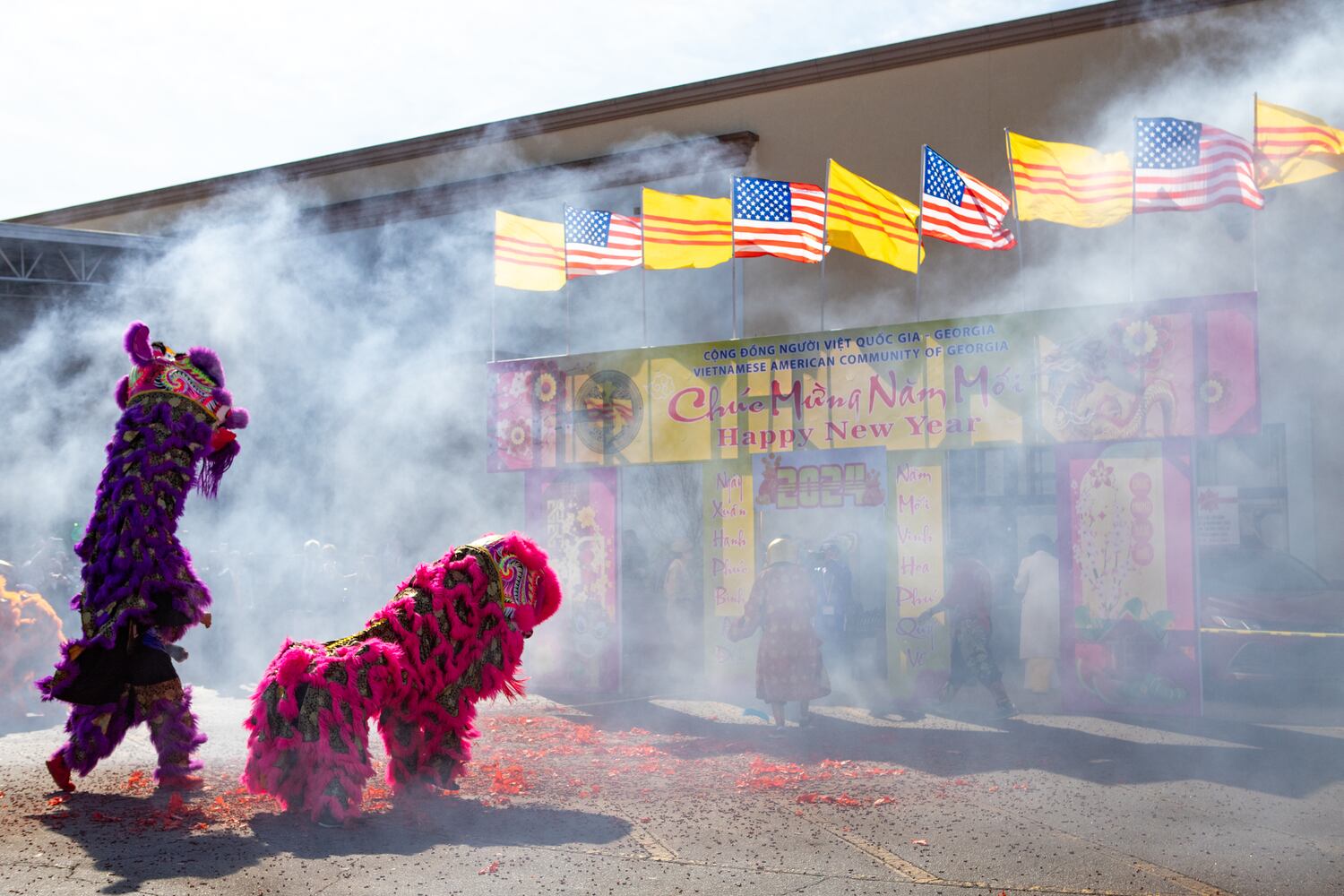 Lunar New Year celebration in Lilburn