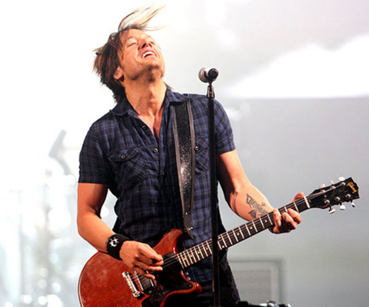 Keith Urban and Taylor Swift at Philips Arena
