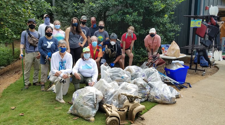 Keep North Fulton Beautiful is challenging the residents of Johns Creek and Sandy Springs during its GA Gives Day Litter-a-Thon from Nov. 1 through 29. (Courtesy Keep North Fulton Beautiful)