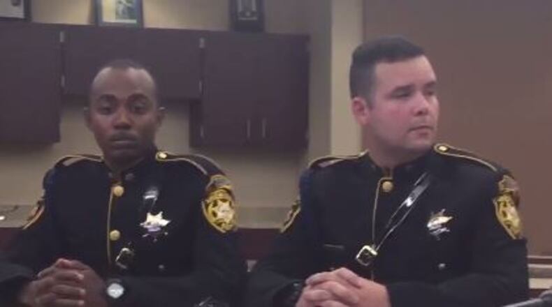 Thirteen police officers and deputies from Gwinnett County and its cities traveled to Dallas, Texas, to attend the memorial service for the five officers that were killed July 7, 2016.