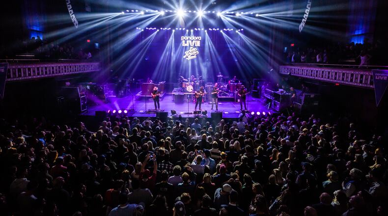 The Zac Brown Band played a free Pandora Live concert at the Tabernacle before Super Bowl 53 on Jan. 31, 2019.