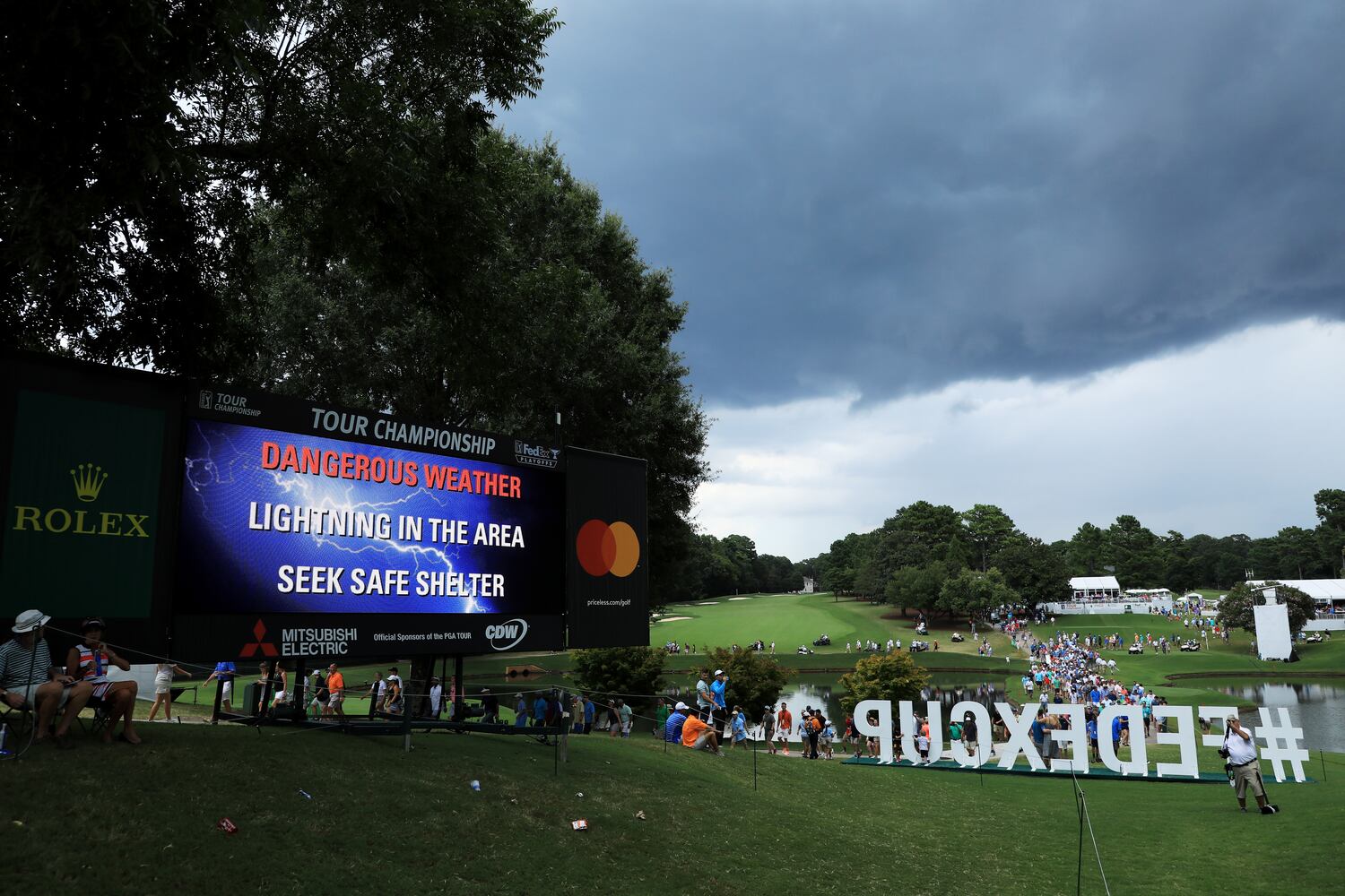 Photos: The third round of the Tour Championship