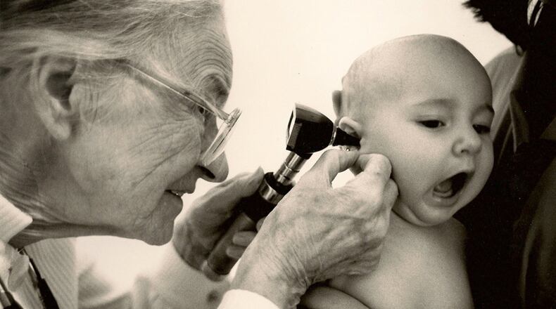 A proposed street in Sandy Springs would be named for Dr. Leila Daughtry Denmark, a local pedetrician who practiced medicine until she was 103. LYNN JOHNSON