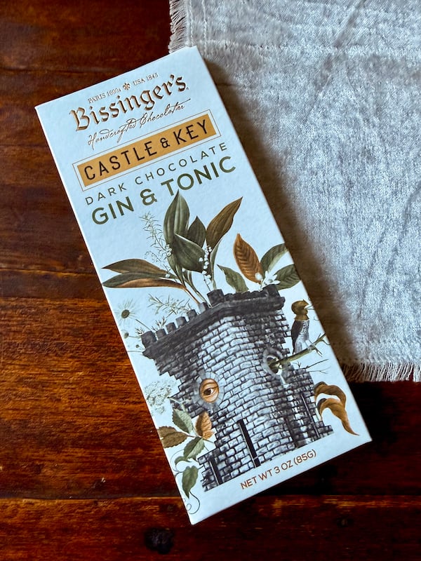 With botanical notes from Castle & Key Gin and high-quality dark chocolate, Bissinger's Gin and Tonic bar is one to savor. (Angela Hansberger for the AJC)