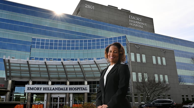 Dr. Sandra Elizabeth Ford is DeKalb County's first special adviser for health care. Thursday, Dec. 21, 2023. (Hyosub Shin / Hyosub.Shin@ajc.com)