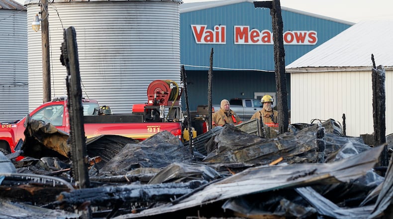 Fire kills horses at Ohio equestrian center.