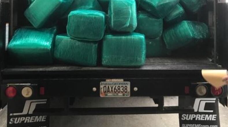 Atlanta police seized 5,800 pounds of marijuana worth an estimated $9 million. (Credit: Channel 2 Action News)