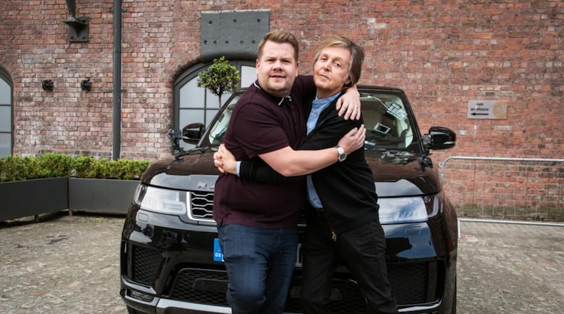Carpool Karaoke in London with Paul McCartney.