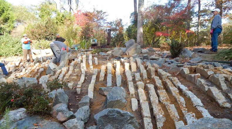 A Crevice Garden, the largest and first of its kind in Georgia, will open Dec. 8 at the city of Kennesaw’s Smith-Gilbert Gardens, 2382 Pine Mountain Road, Kennesaw. Courtesy of Kennesaw