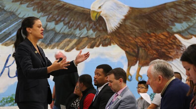 The Atlanta Board of Education approved Superintendent Meria Carstarphen’s proposal to close two elementary schools that are significantly underenrolled. Curtis Compton/ccompton@ajc.com