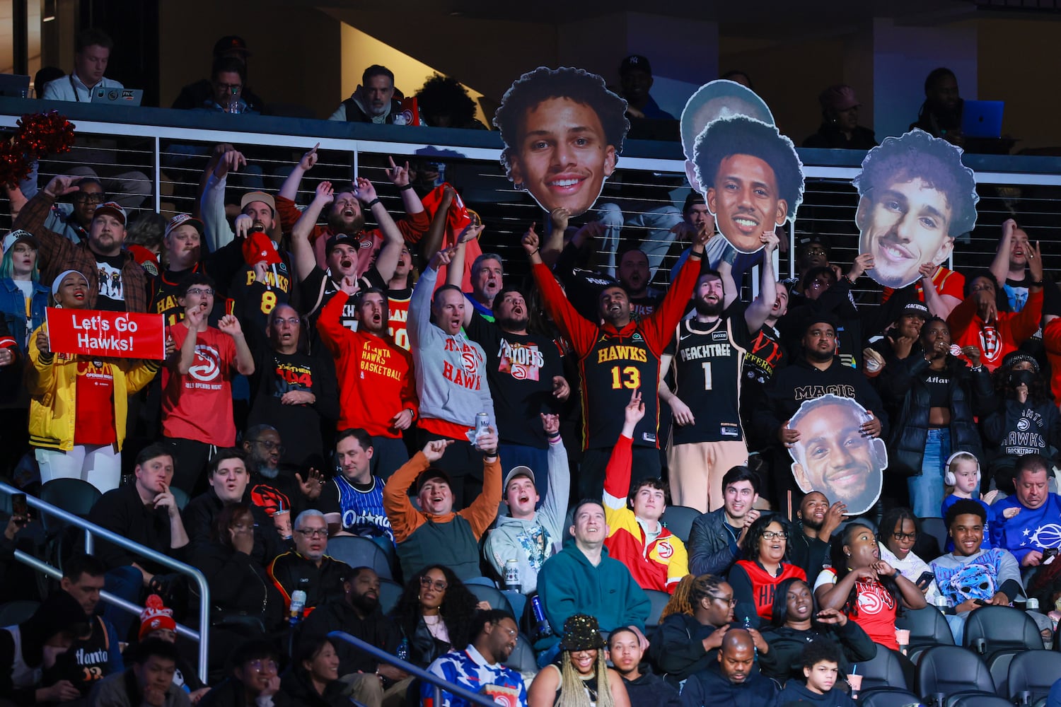 Atlanta Hawks host the Orlando Magic in an NBA game