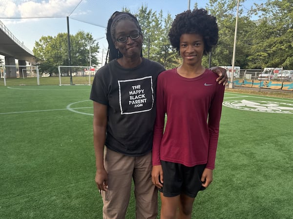 Makeisha Robey and her son Ethan Robey are MARTA riders. (Courtesy MARTA)