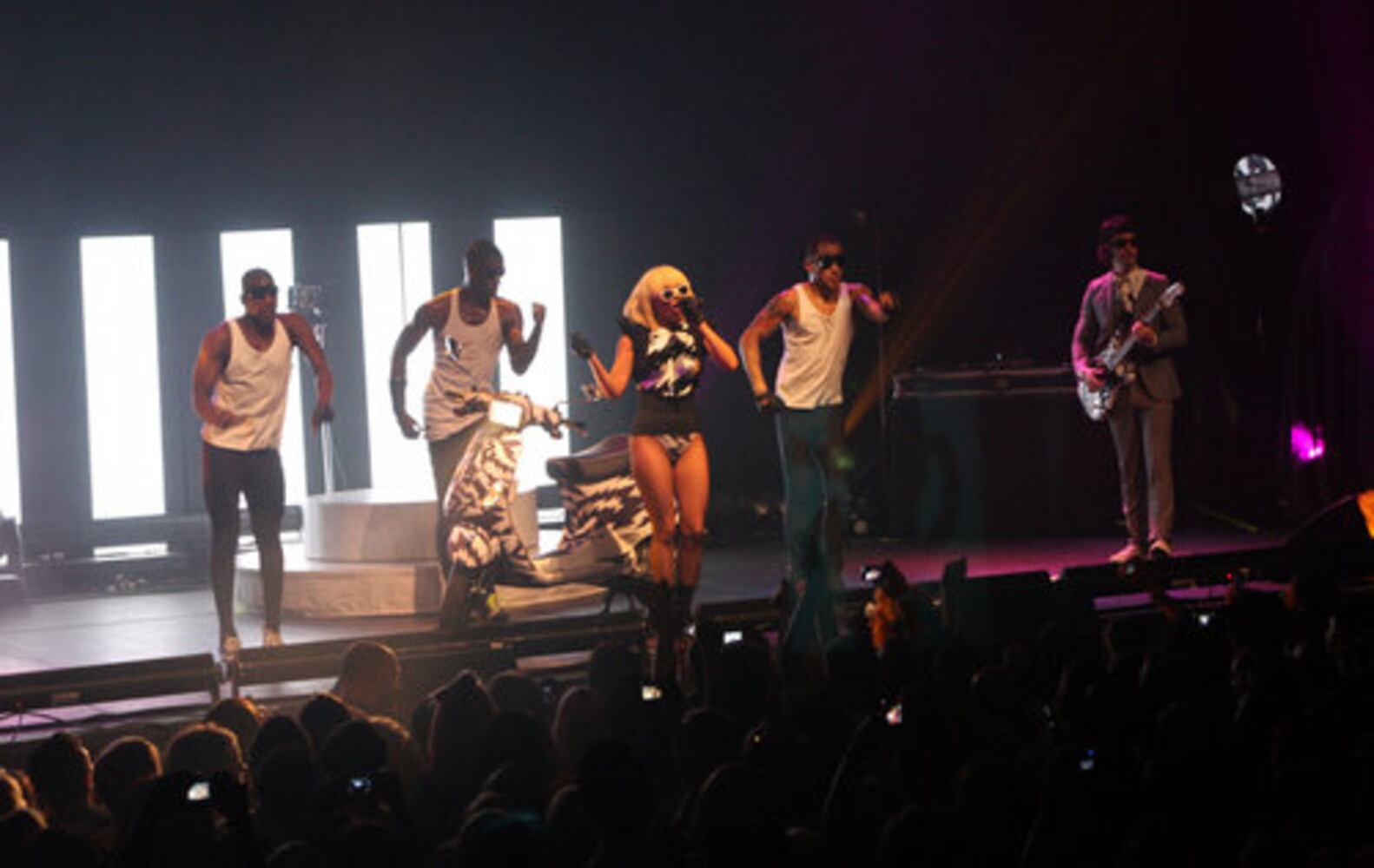 Lady Gaga plays Center Stage