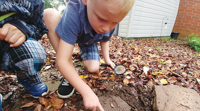 A kindergartner in the Oak Grove Elementary School Fine Arts Academy takes part in a science exercise. The Cherokee County School District begins online registration for incoming kindergartners on Tuesday, Jan. 22. CHEROKEE COUNTY SCHOOLS