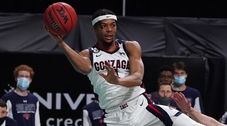 Gonzaga point guard Aaron Cook, who is originally from St. Louis and played for Southern Illinois for three seasons, announced Monday that he is transferring to Georgia for his final year of collegiate eligibility. (Photo from Gonzaga Athletics).