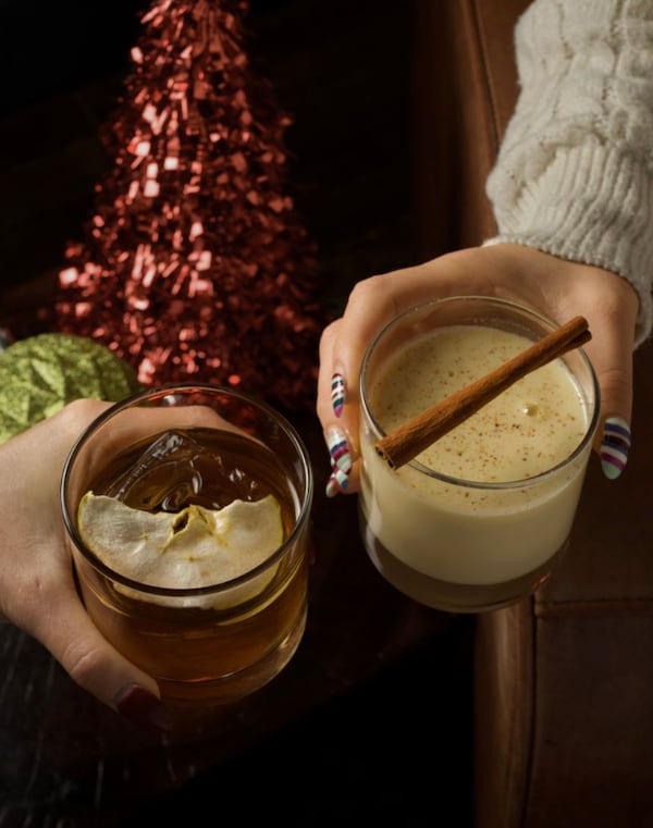 The Atrium's holiday pop-up bar will feature a menu of special cocktails. (Courtesy of Oliva Restaurant Group)