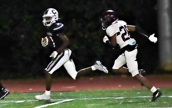 Chamblee's Larry Harris had a big game against Tucker on Oct. 7, 2022. Harris ran for 113 yards and one touchdown.