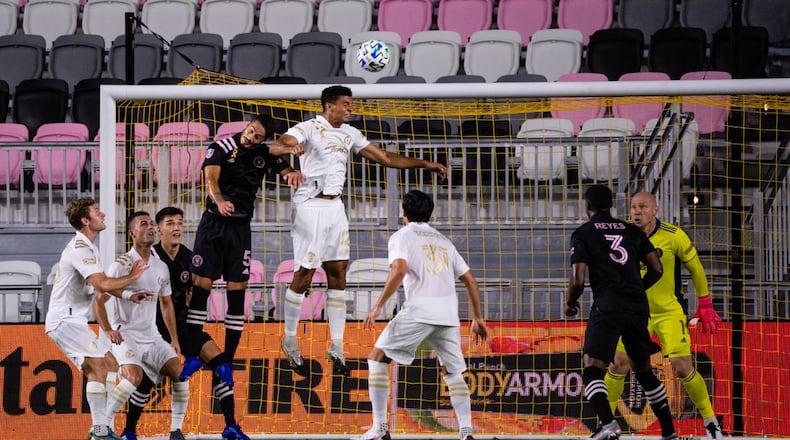 Atlanta United played Inter Miami on Wednesday in MLS action in Ft. Lauderdale, Fla.