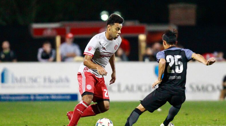 Andrew Wheeler-Omiunu, Atlanta United player, recently graduated with a degree in economics from Harvard. (Atlanta United)