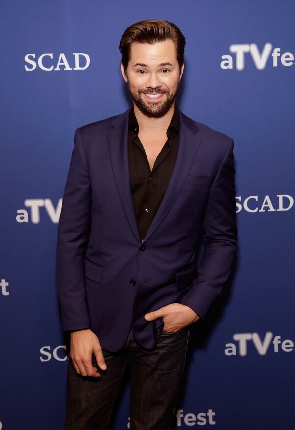 ATLANTA, GA - FEBRUARY 07: Actor Andrew Rannells attends the 'Girls' press junket during aTVfest presented by SCAD on February 7, 2015 in Atlanta, Georgia. (Photo by Cindy Ord/Getty Images for SCAD) Actor Andrew Rannells attends the 'Girls' press junket during aTVfest presented by SCAD on February 7, 2015 in Atlanta, Georgia. (Photo by Cindy Ord/Getty Images for SCAD)