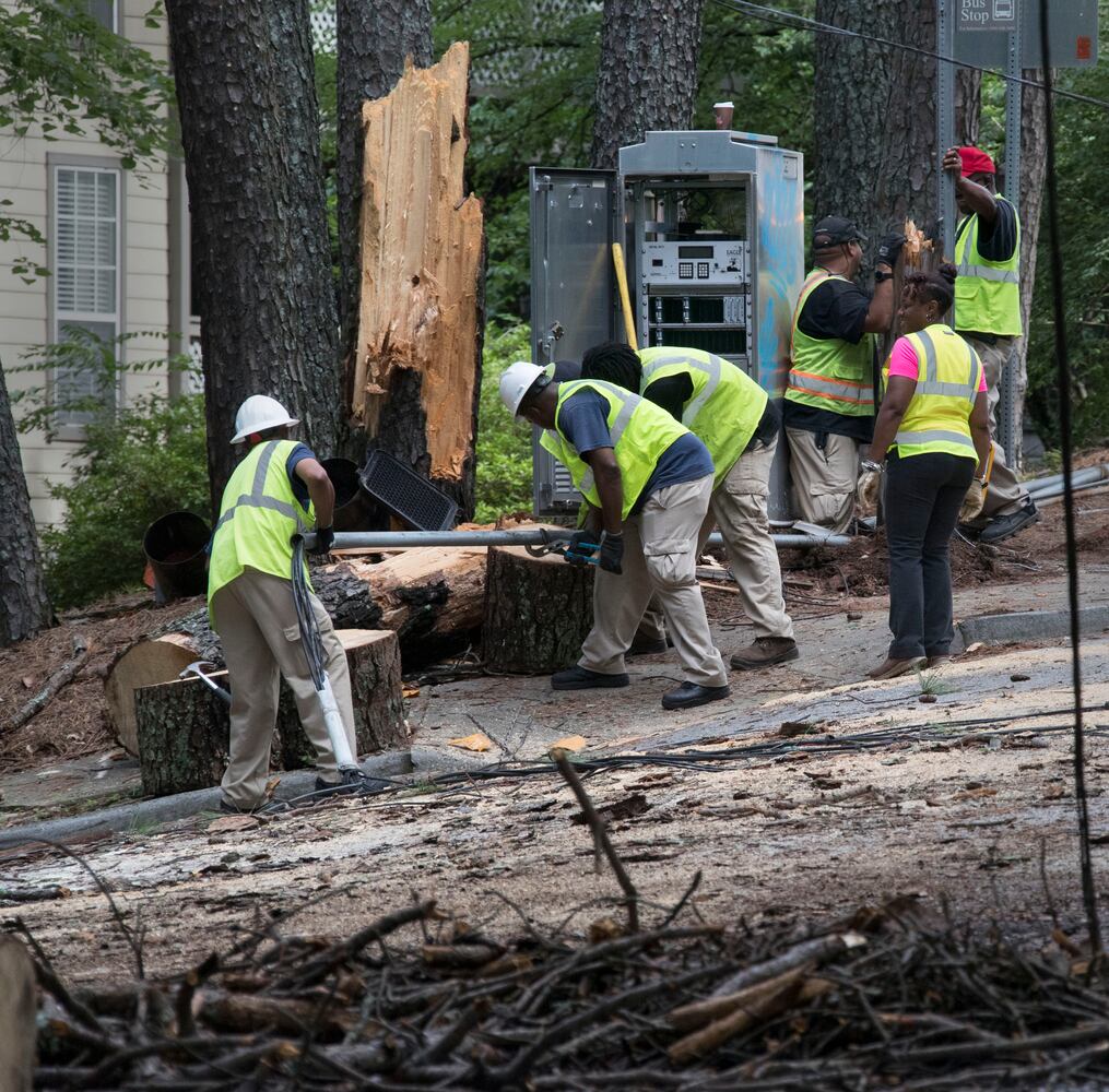 PHOTOS: Trees down after storms in metro Atlanta